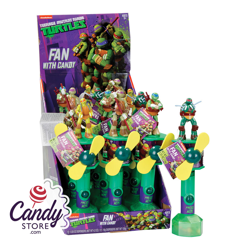 Teenage Mutant Ninja Turtles Candy Fan 0 35oz 12ct
