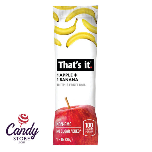 That's It Apple Banana Fruit Bar 1.2oz - 12ct CandyStore.com