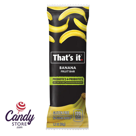 That's It Banana Probiotc Bar 1.2oz - 12ct CandyStore.com