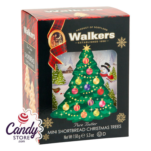 Walkers Shortbread Mini Christmas Tree Cookies 5.3oz Box - 10ct CandyStore.com