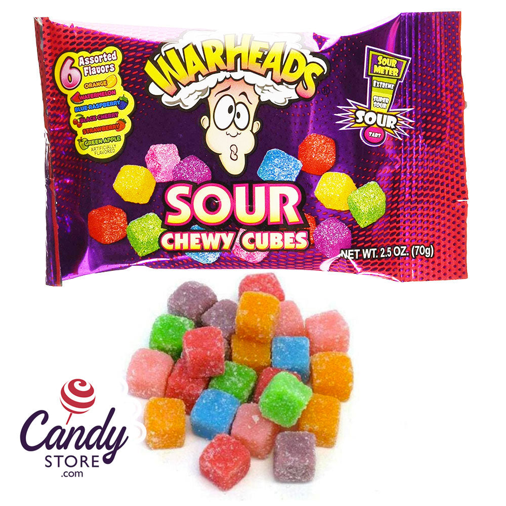 Bonbon Antigaspi  Warheads Chewy Cubes sour – Spicy Sweet Candy