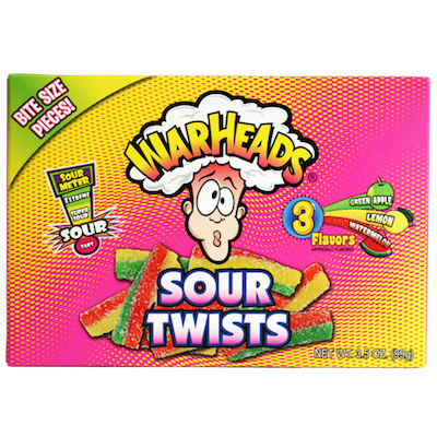 Warheads Sour Twists Theater Box - 12ct CandyStore.com