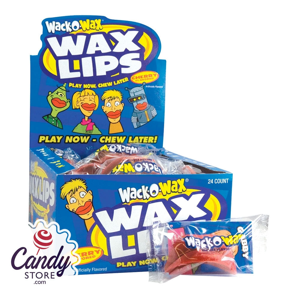 Wack-O-Wax Lips Candy - 24CT Box • Oh! Nuts®