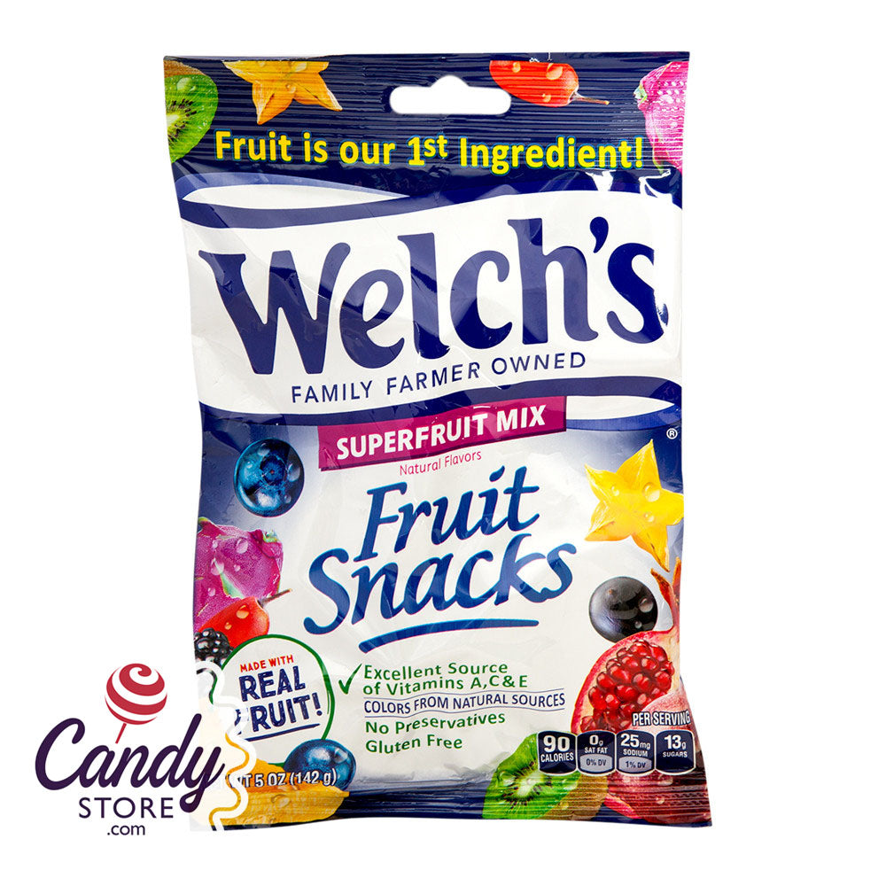 Welchs Fruit Snacks Superfruit Mix 5oz 12ct 8386