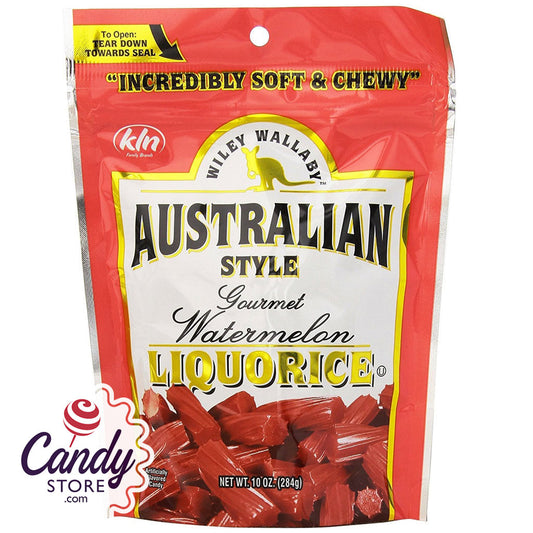 Wiley Wallaby Watermelon Liquorice Bags - 10ct CandyStore.com