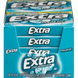 Wrigley Extra Polar Ice 15 Stick - 10ct 