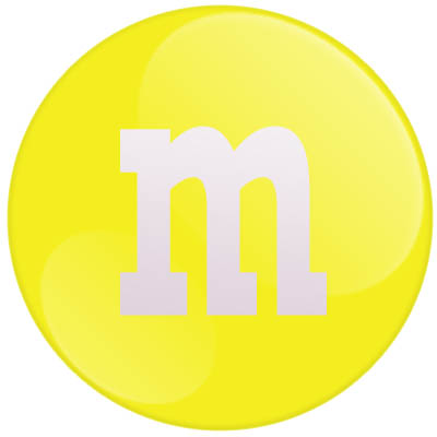 M&M'S, Party Supplies, Yellow M M Guy