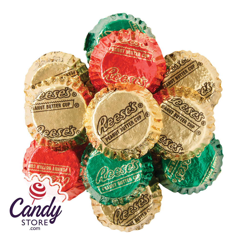 Palmer Christmas Foiled Mini Chocolate Peanut Butter Cups - 3 LB