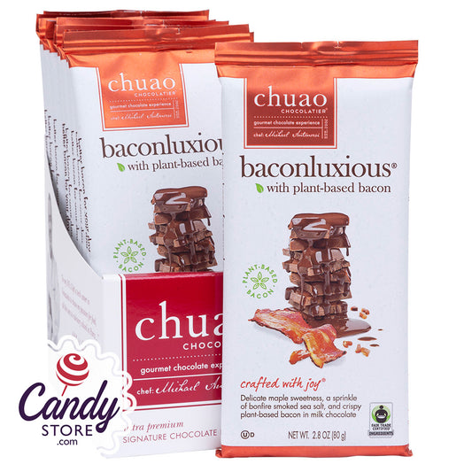 Chuao Baconluxious Plant-Based Bars  - 24ct