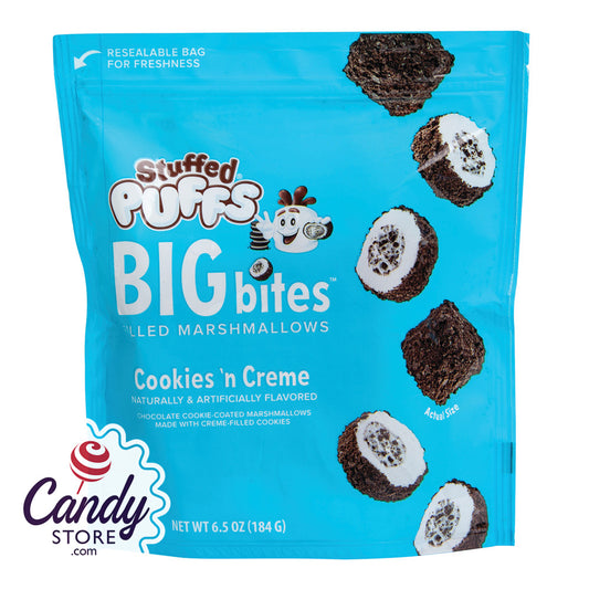 Cookies 'N' Creme Marshmallows Stuffed Puffs Big Bites - 8ct Pouches