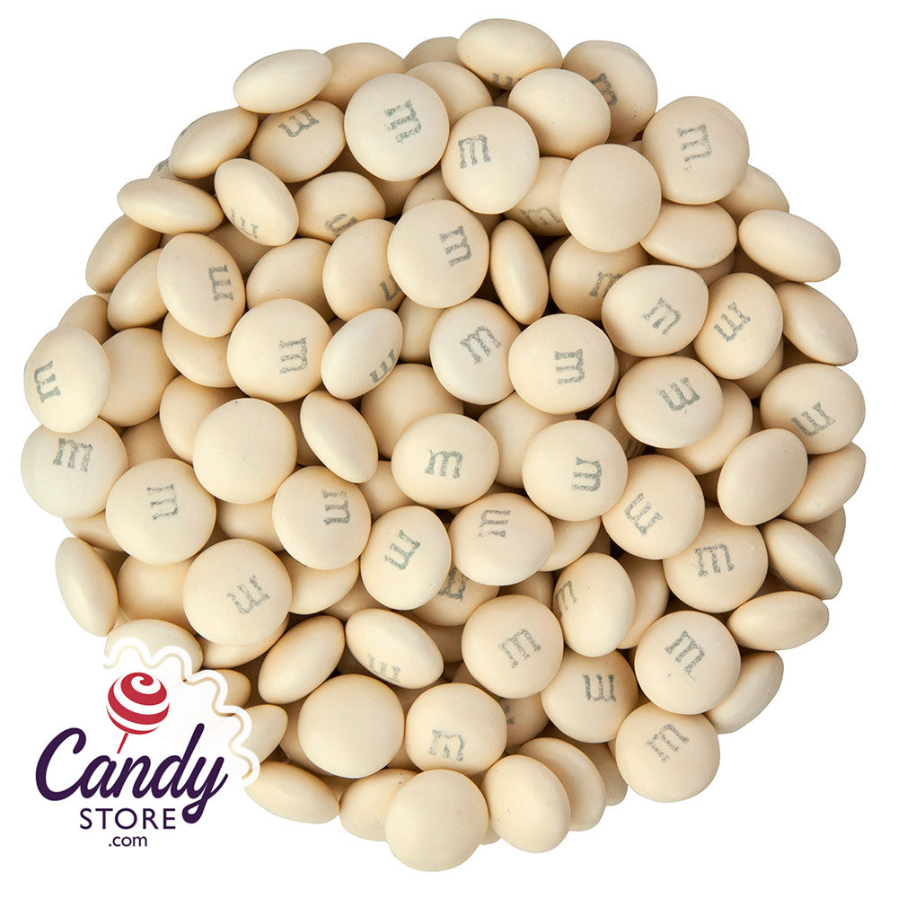 Cream M&Ms Candy - 10lb