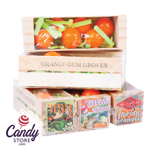 Florida Orange Gumballs Crates - 32ct