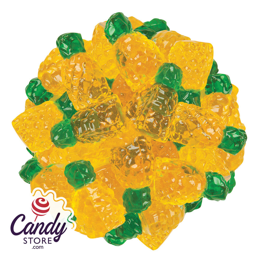 Gummy 3D Pineapples Candy - 13.2lb Bulk