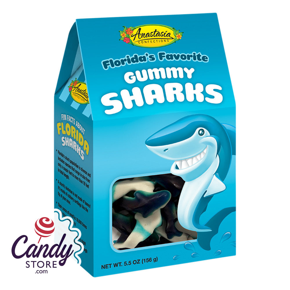 Gummy Sharks Gable Box Anastasia 12ct 2456