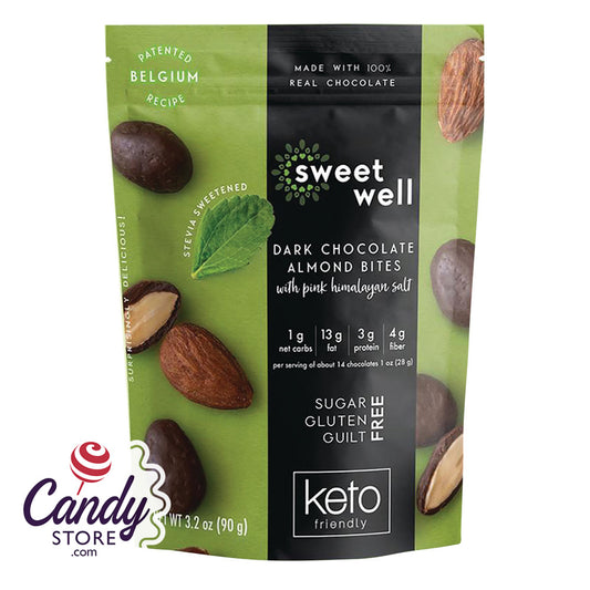 Keto Bites Dark Chocolate Almond Sweetwell - 6ct Pouches