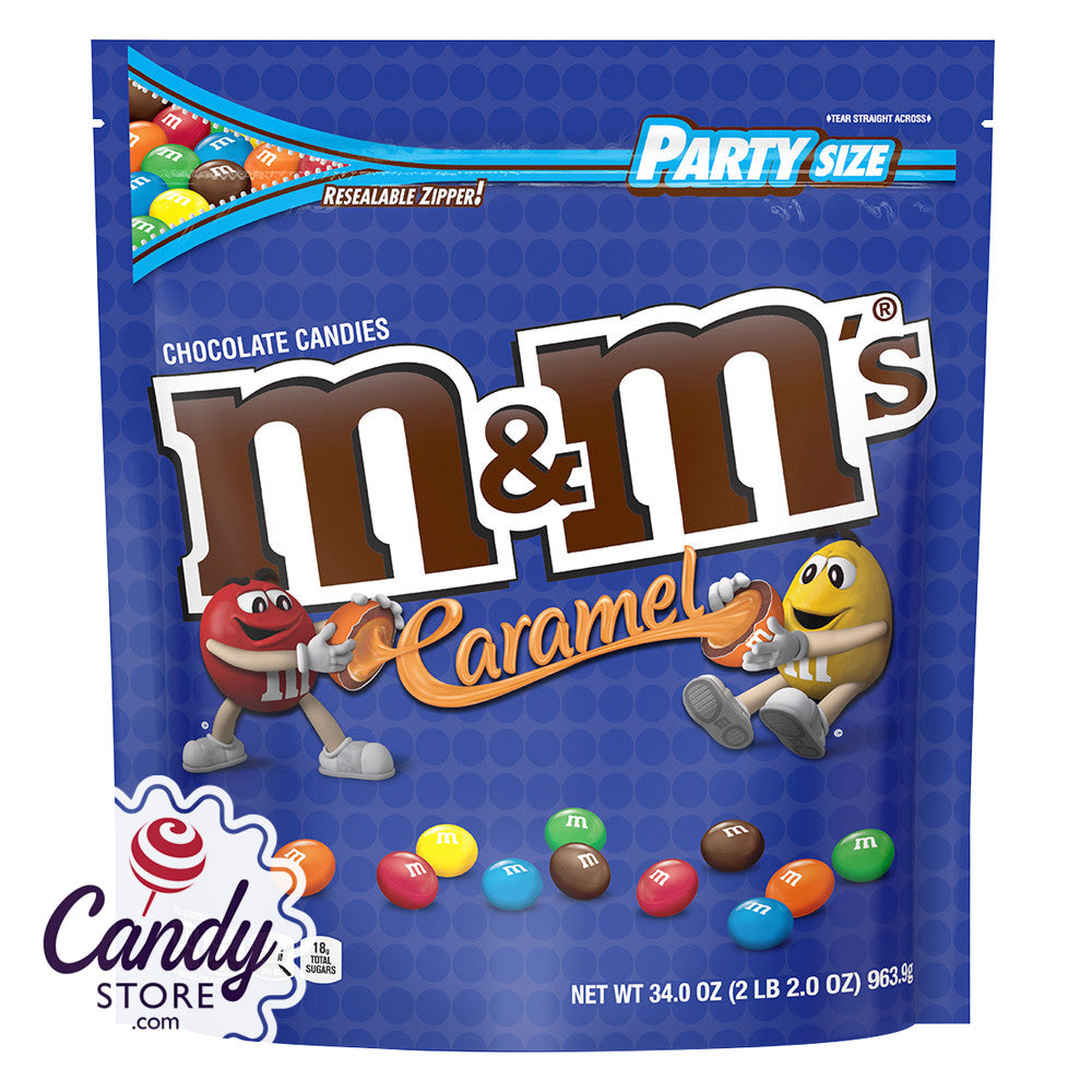 M&M Mars 550820 Stand Up Pouch M&M's Caramel 6ct 34oz
