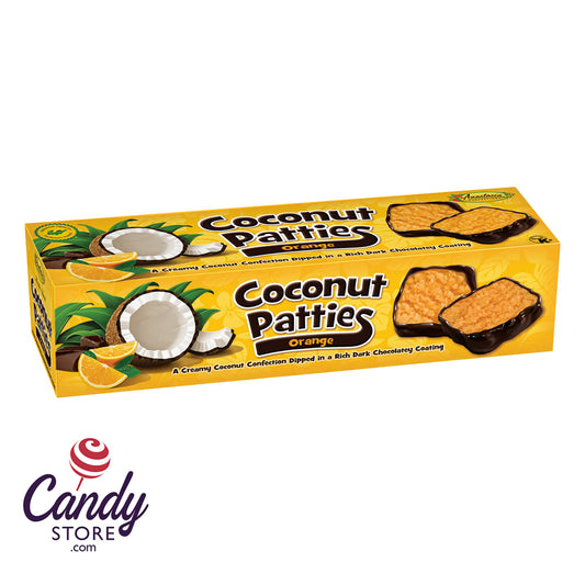 Orange Coconut Patties Box Anastasia - 12ct