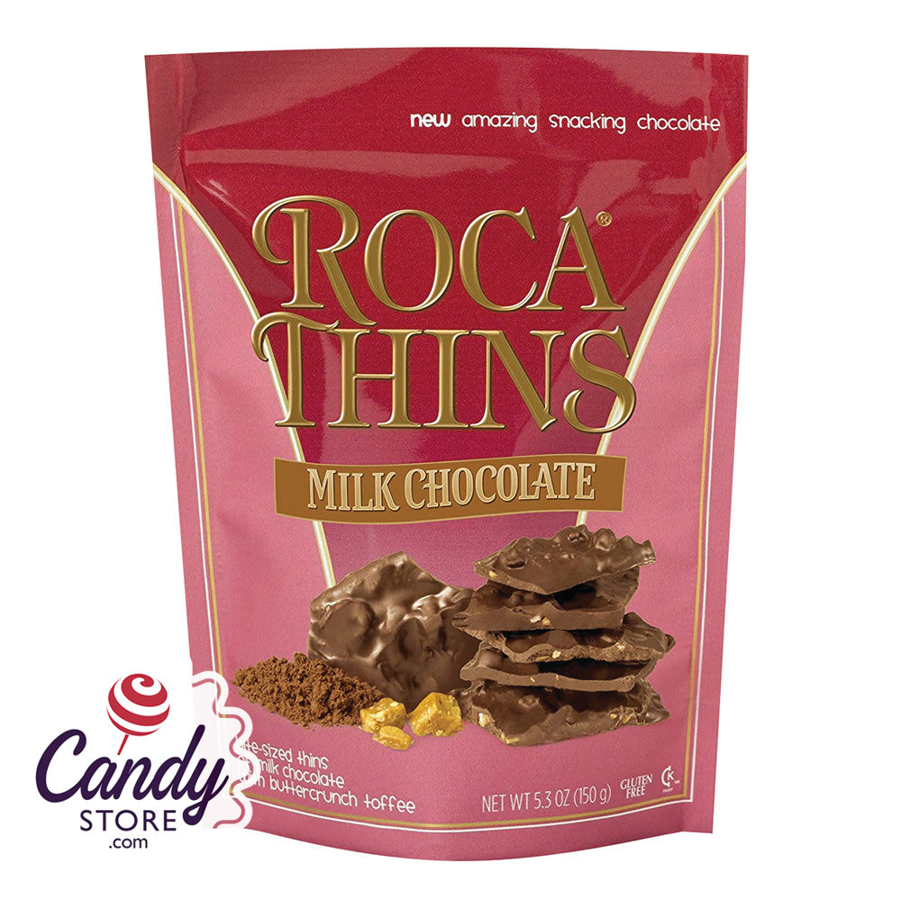Chocolate Brown Roca & 8ct Haley Pouches Thins Milk