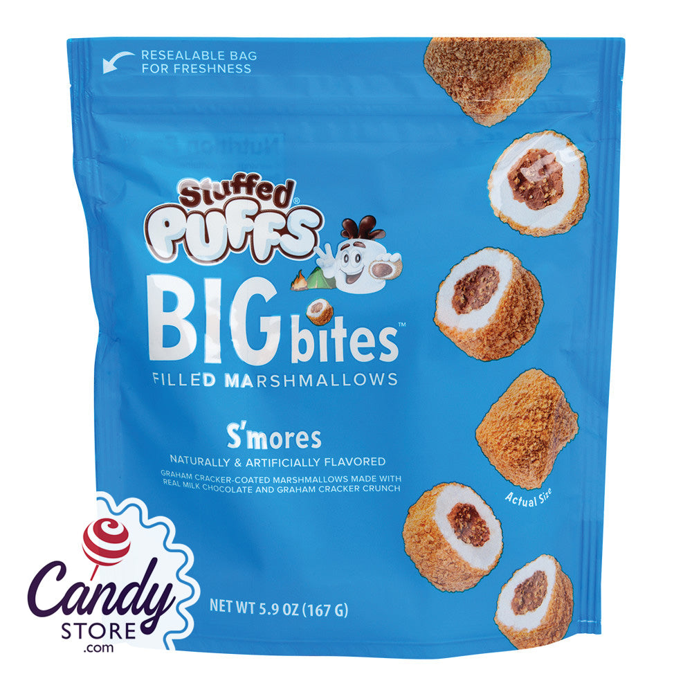 Smores Stuffed Puffs Big Bites 8ct Pouches 6311