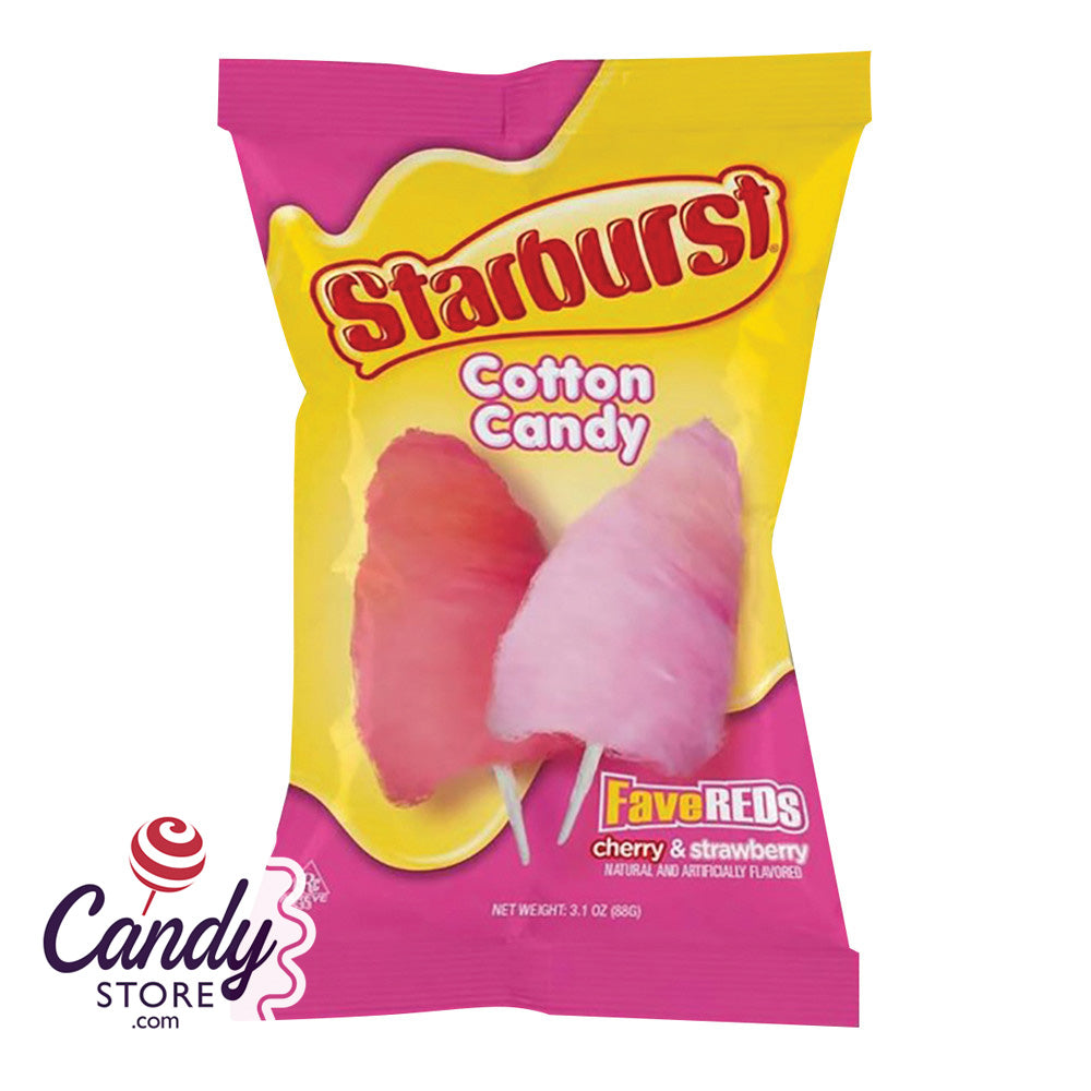 Starburst FaveReds Cotton Candy - 12ct Bags