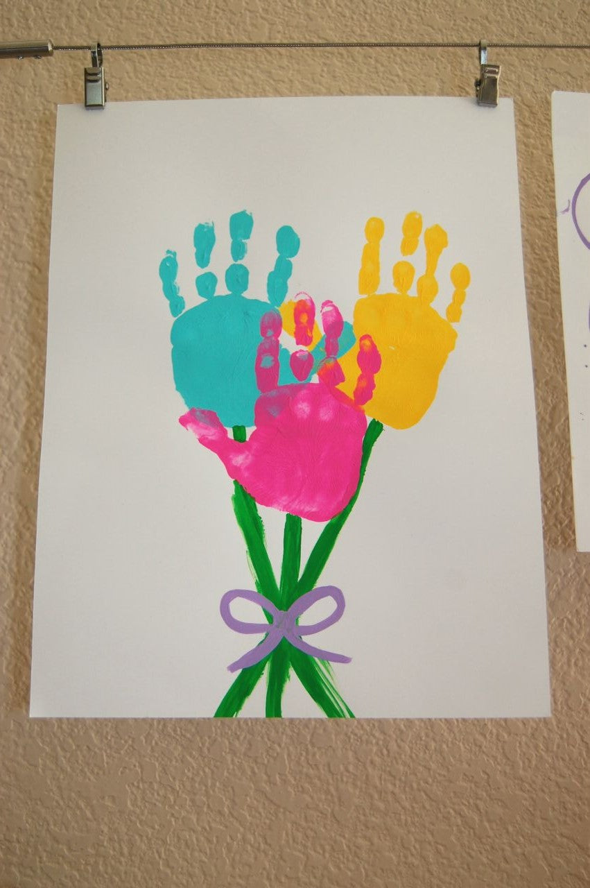 Handprint flowers