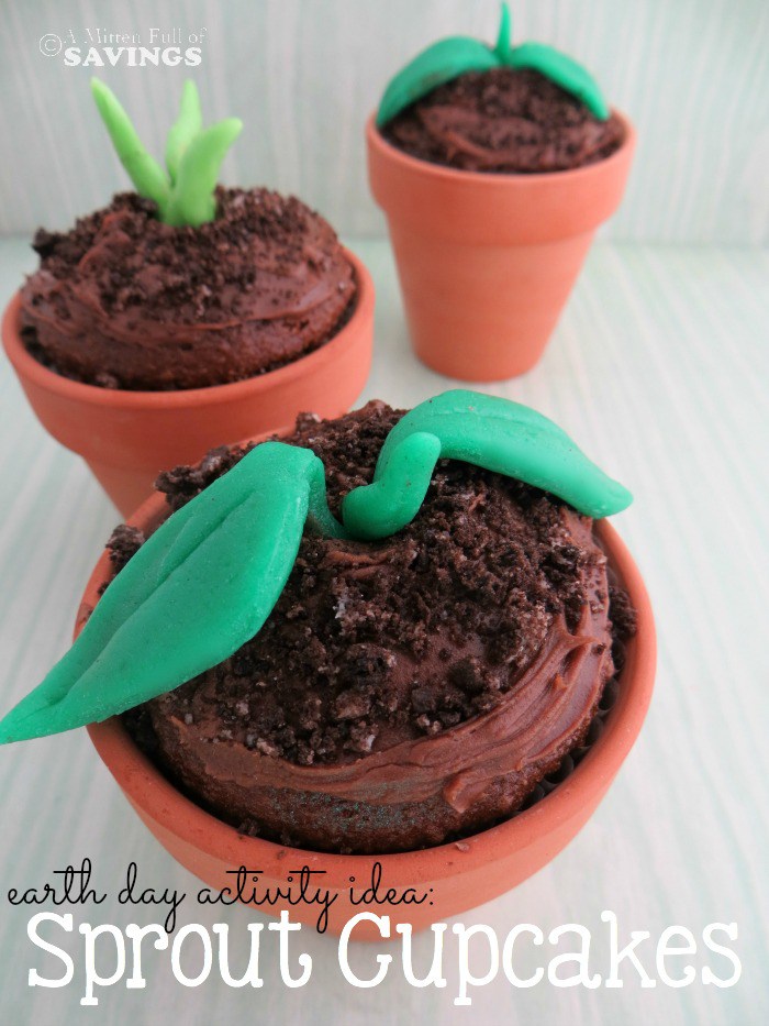 Sprout cupcakes