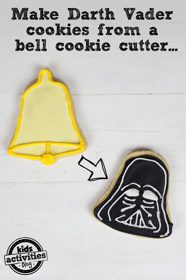 Darth Vader cookies