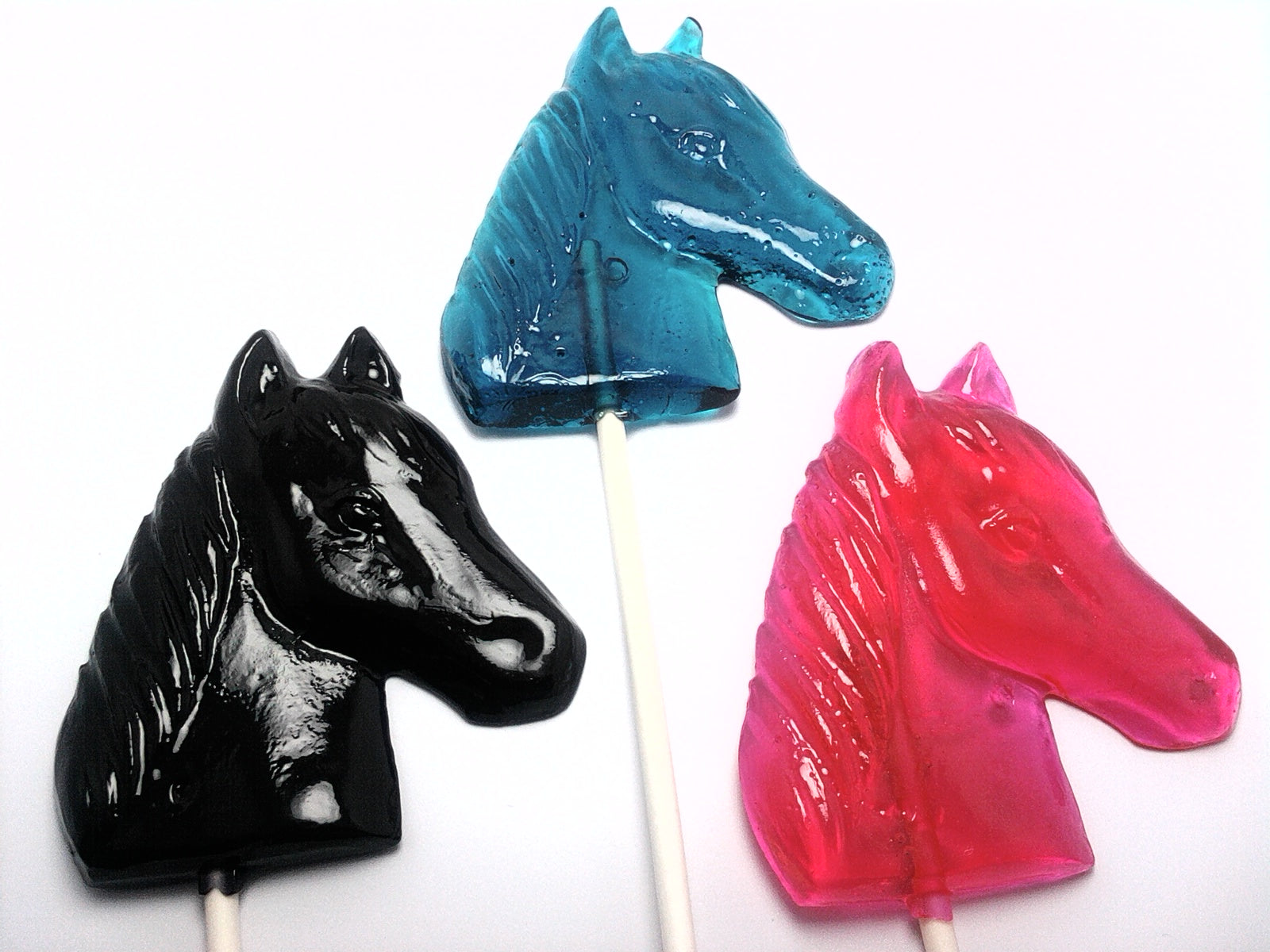 Horse head lollipops