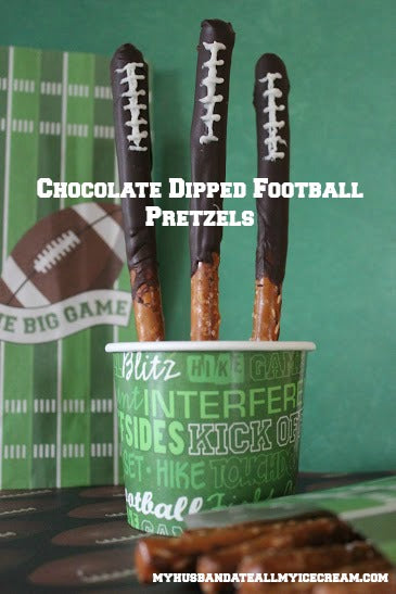 Football pretzel sticks