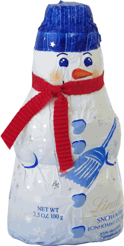 Lindt Chocolate Snowmen Christmas Candy low calorie