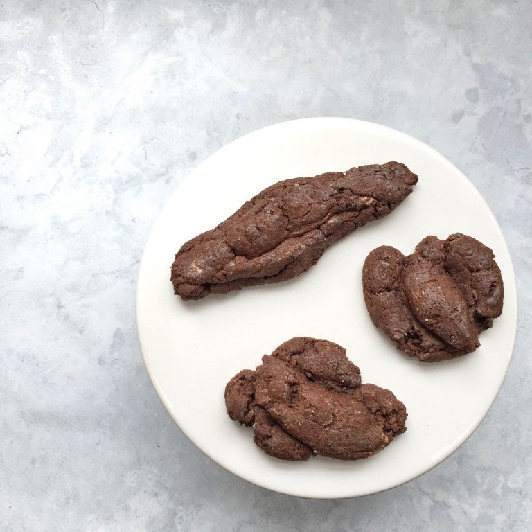 April Fool's poop cookies for a funny gag