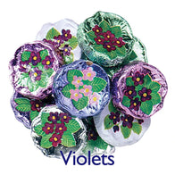 Chocolate Violets Candies - 10lb