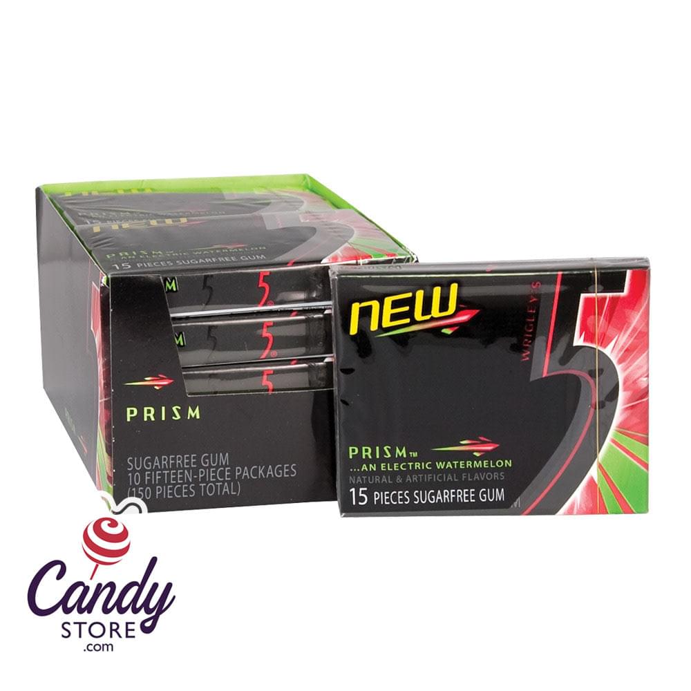 5 Prism Watermelon Gum - 10ct CandyStore.com