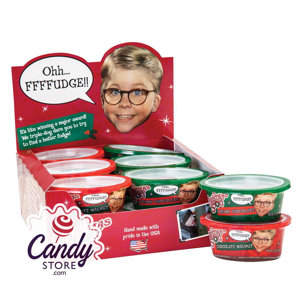 A Christmas Story Fudge Assorted Cups 2.5oz - 72ct CandyStore.com