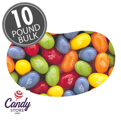 Assorted Fruit Sours Jelly Belly Jelly Beans - 10lb Bulk CandyStore.com