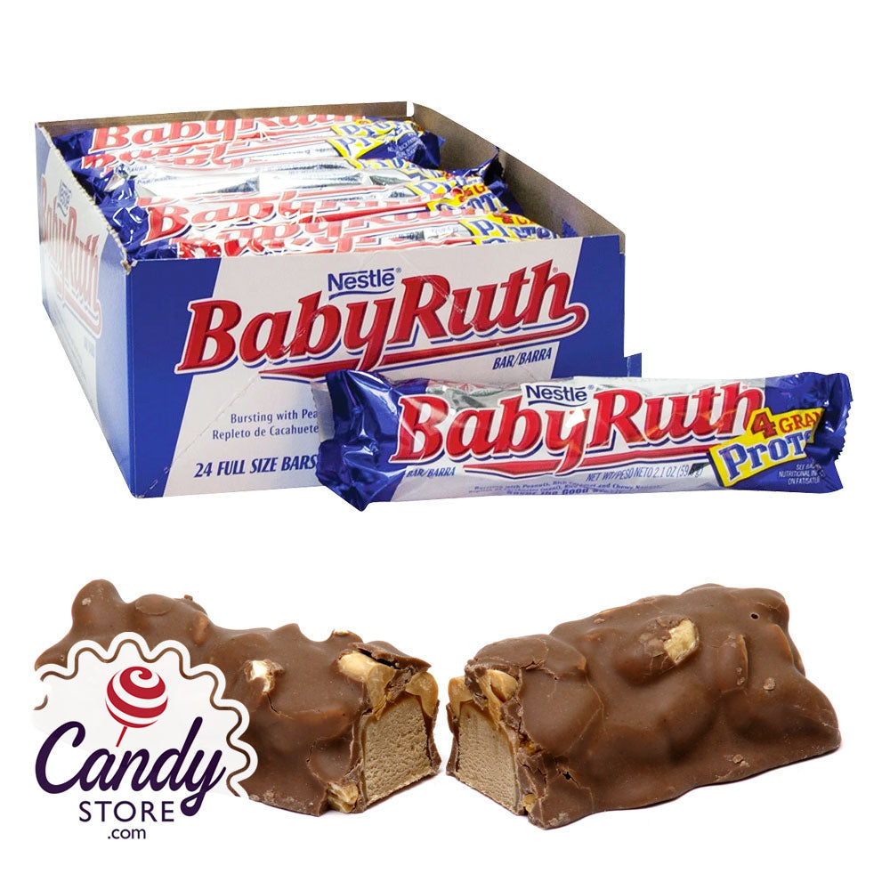 Baby Ruth Bars - 24ct CandyStore.com