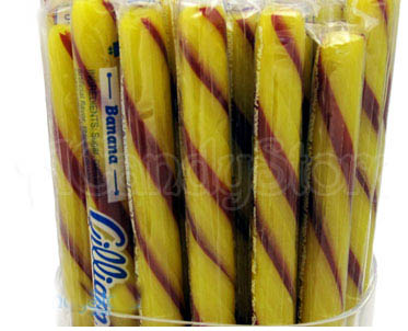 Banana Candy Sticks - 80ct CandyStore.com