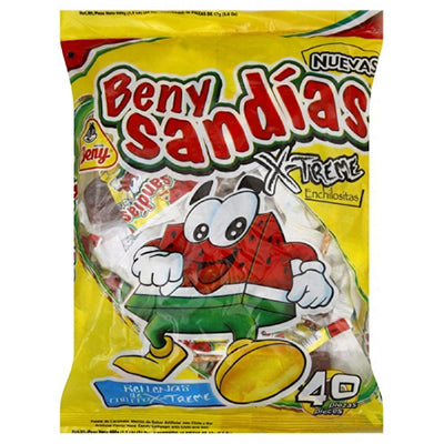 Beny Paleta Sandias Extreme w/ Chili - 40ct CandyStore.com