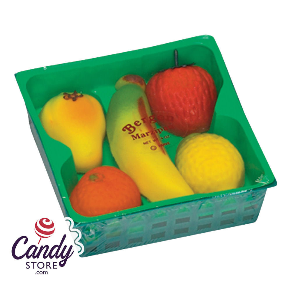 Bergen Marzipan Fruit Basket - 12ct CandyStore.com