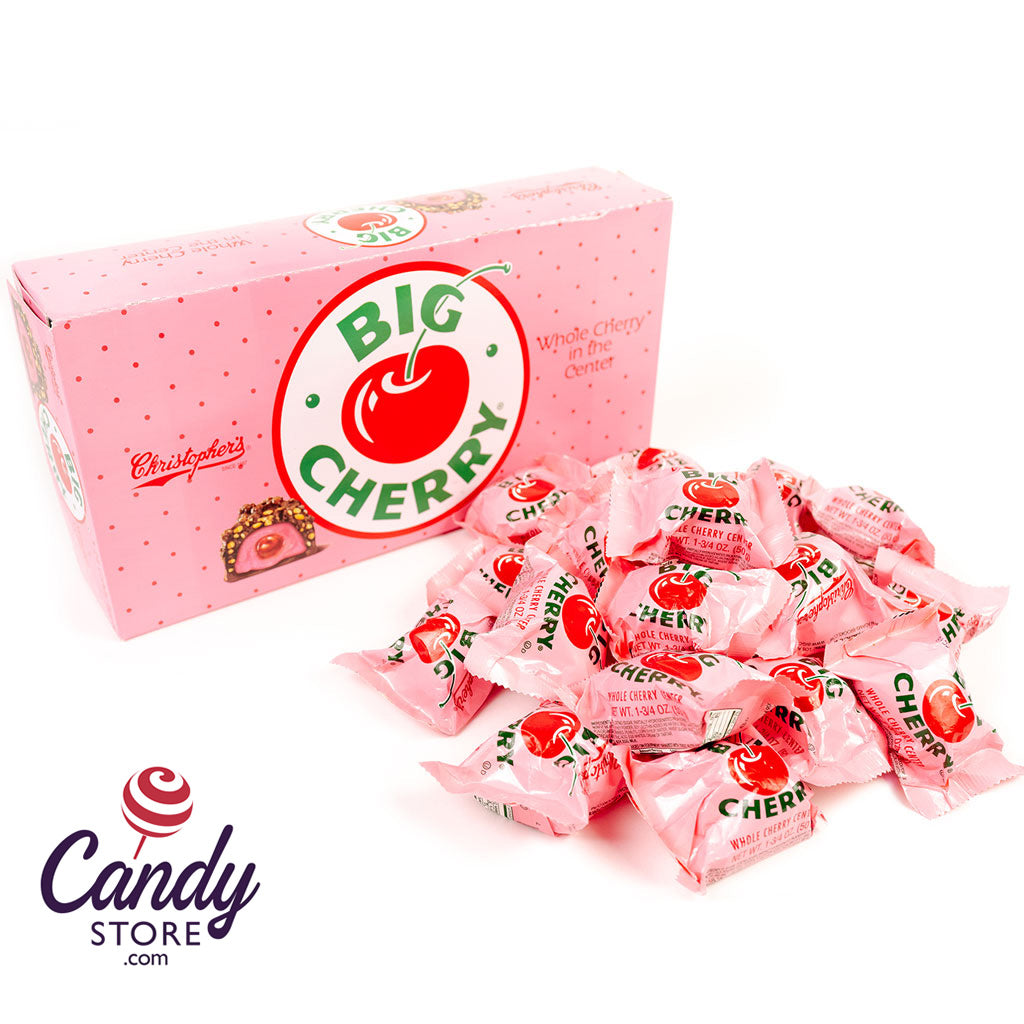 Big Cherry Candy Bars - 24ct CandyStore.com