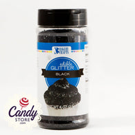 Black Edible Glitter - 4oz CandyStore.com