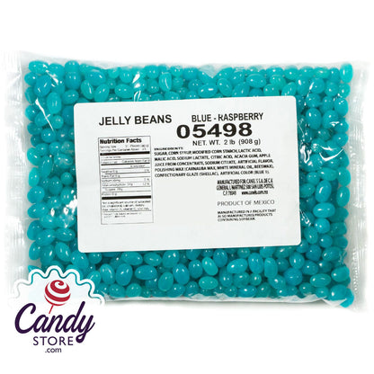 Blue Raspberry Jelly Beans - 2lb Bulk CandyStore.com