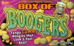 Box of Boogers Gummy Candy - 12ct Boxes | CandyStore.com