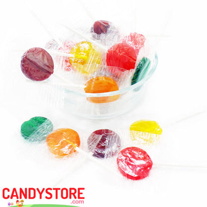 Bulk Assorted Fruit Lollipops - 5lb CandyStore.com