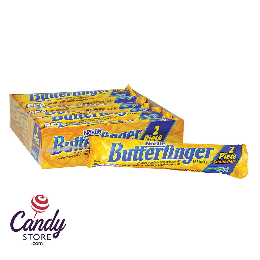 Butterfinger Share Pack 3.7oz Bar - 18ct CandyStore.com