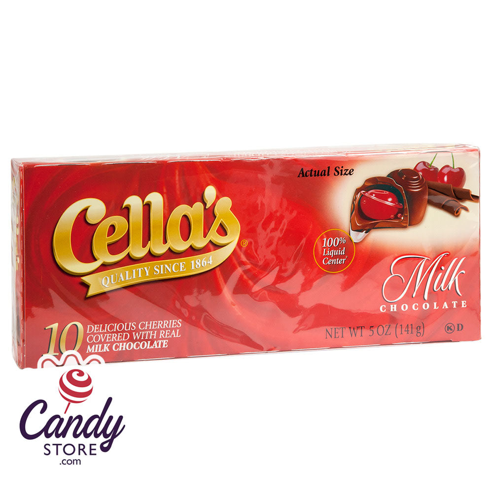 Cella's Milk Chocolate Cherries 5oz Box - 24ct CandyStore.com