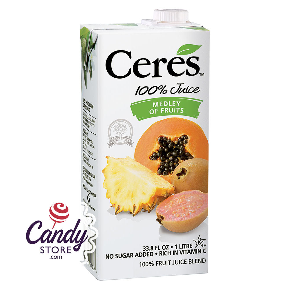 Ceres Medley Of Fruit Juice 33.8oz - 12ct CandyStore.com