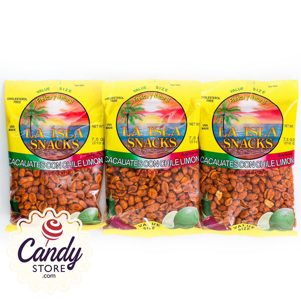 Chili Lemon Peanuts Island Snacks - 6ct CandyStore.com