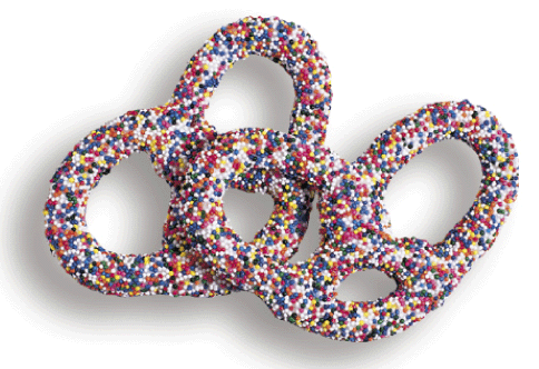 Chocolate and Multi Seed Covered Pretzels - 6lb CandyStore.com