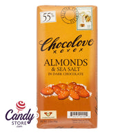 Chocolove Xoxo Almond & Sea Salt Dark Chocolate Bars - 12ct CandyStore.com